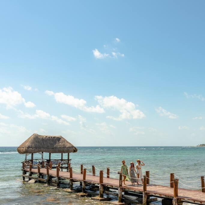 Casa Blanca By The Caribbean Sea Daire Akumal Dış mekan fotoğraf